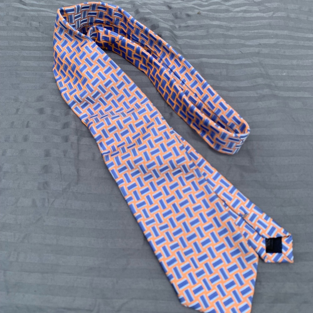 Men’s Talbots Necktie 100% Seta Silk Made in Italy